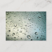 ラウンドパネル – 窓の雨 名刺 (裏面)