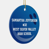 ラウンドパーソナライズされたボーリングボールスポーツオーナメント セラミックオーナメント (右)