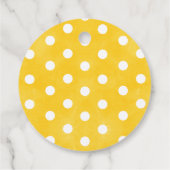 ラウンドヒマワリをテーマにした最初の誕生日メッセージカード フェイバータグ (裏面)