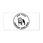 ラウンドビジネスロゴプロフェッショナル業者 セルフインキングスタンプ (デザイン)