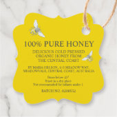 ラウンドビーアートハニーイエロージャーブスイングラベル フェイバータグ (裏面)