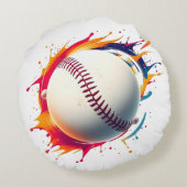 ラウンドピロー – BaseBallデザイン (裏面)