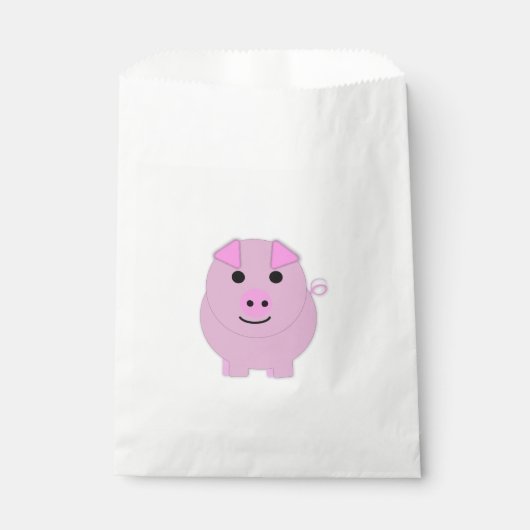ラウンドピンクピギー フェイバーバッグ (正面)