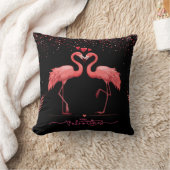 ラウンドピンクフラミンゴ枕 クッション (ブランケット)
