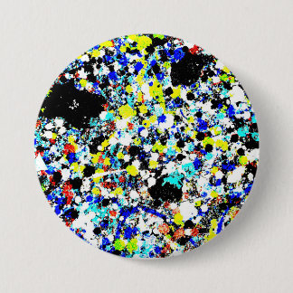 ラウンドピン3in (抽象芸術画像) 缶バッジ