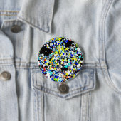 ラウンドピン3in (抽象芸術画像) 缶バッジ (インサイチュ)