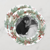 ラウンドフェスティバルホリデーフォトカード シーズンカード (正面/裏面)