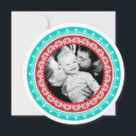 ラウンドフェスティバルホリデーフォトカード シーズンカード<br><div class="desc">カスタマイズ可能なラウンドフェスティバルホリデーフォトカード – カラフルデザイン株式会社Copyright 2014</div>