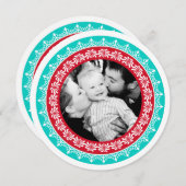 ラウンドフェスティバルホリデーフォトカード シーズンカード (正面/裏面)