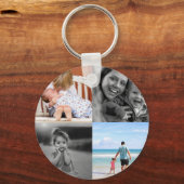 ラウンドフォトコラージュ キーホルダー (正面)