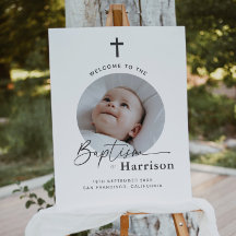 ラウンドフォトバプテスマ – ウェルカムサイン