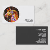 ラウンドフォトメリー- – ゴーラウンド馬 名刺 (正面/裏面)