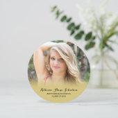 ラウンドフォト卒業パーティー招待状 招待状 (スタンド正面)