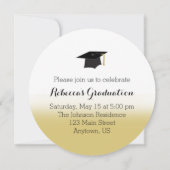 ラウンドフォト卒業パーティー招待状 招待状 (裏面)