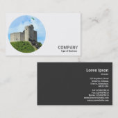 ラウンドフォト – カーディフ保城 名刺 (正面/裏面)