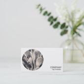 ラウンドフォト – ブ絵を描ラシング 名刺 (スタンド正面)