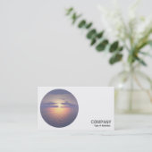 ラウンドフォト – 日の出/日の入 名刺 (スタンド正面)