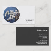 ラウンドフォト – 白鳥 名刺 (正面/裏面)