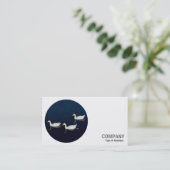 ラウンドフォト – Emden Geese 名刺 (スタンド正面)