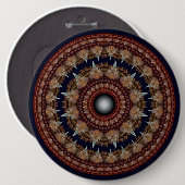 ラウンドフラクタルパタファンシーーン 缶バッジ (正面&裏面)