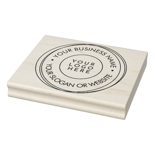 ラウンドフレモダンーム事業カスタムロゴWebサイト ラバースタンプ (スタンプ)