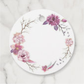 ラウンドフローラメッセージカード フェイバータグ (裏面)