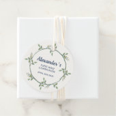 ラウンドフローラリースラベル-カスタムコミュニオ感謝していン フェイバータグ (インサイチュ)