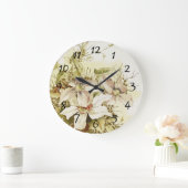 ラウンドフローラ時計 ラージ壁時計 (ホーム)