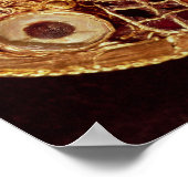 ラウンドブローチ ポスター (角)