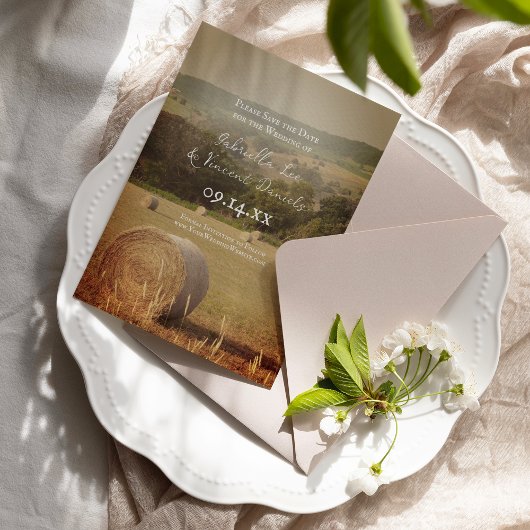 ラウンドヘイ・バレス農場の結婚式の日付を保存 セーブザデート