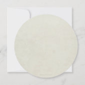 ラウンドベージュ+ホワイトフローラリースイースターブランチ 招待状 (裏面)