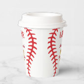 ラウンドベースボールゲームをテーマにした子10代のどもの誕生日パーティー 紙コップ (右)