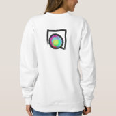 ラウンドペグインザスクエアホールアート抽象芸術へ衣服 スウェットシャツ (裏面)