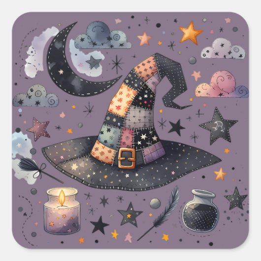 ラウンドペットタグ スクエアシール (正面)