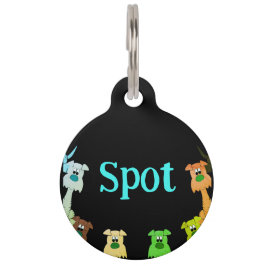 ラウンドペットタグ ペット　ネームタグ