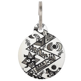 ラウンドペットタグ ペット　ネームタグ