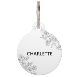 ラウンドペットタグ ペット　ネームタグ