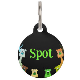 ラウンドペットタグ ペット　ネームタグ