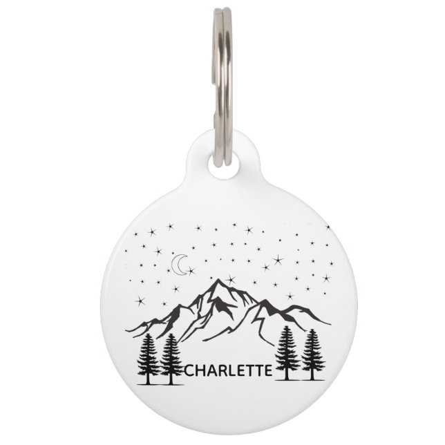 ラウンドペットタグ ペット　ネームタグ (正面)