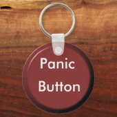 ラウンドボタンの動作、パニック、ボタン キーホルダー (正面)