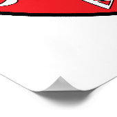 ラウンドポルスカカナダリーフ ポスター (角)