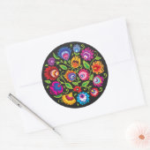 ラウンドポーランドの民族構成シール ラウンドシール (封筒)