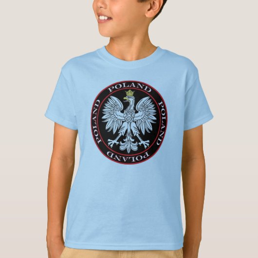 ラウンドポーランドイーグル Tシャツ (正面)