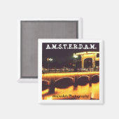 ラウンドマグネット – アムステルダム マグネット (正面/裏面)