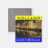 ラウンドマグネット – オランダ マグネット (正面/裏面)