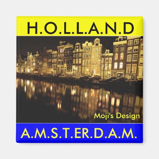 ラウンドマグネット – オランダ マグネット (正面)