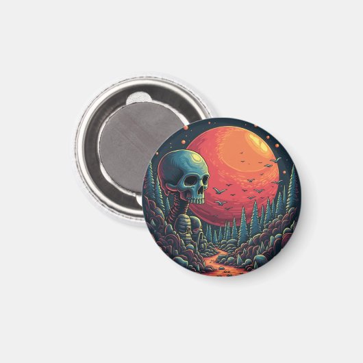 "ラウンドマパーソナライズされたグネット – カスタム写真またはデザイン マグネット (正面/裏面)