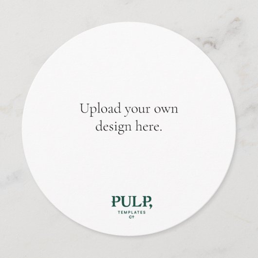 ラウンドメニュー - あなた自身のファイルをアップロード メニュー (正面)