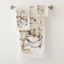 ラウンドメリーサーカスカーニバル美しいかわいい バスタオルセット