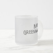 ラウンドメリー-魔法マグカップ フロストグラスマグカップ (正面右)